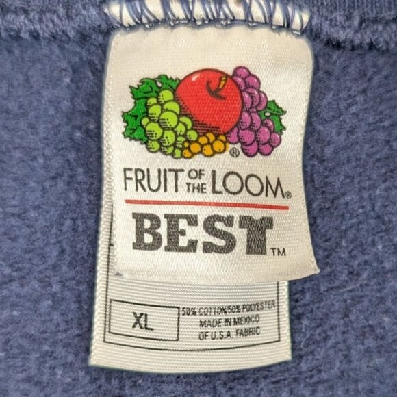 Vintage Mount Rushmore Sweatshirt Adult XL – Blue – Fruit‎ of the Loom Tag – 90s - Picture 5 of 9